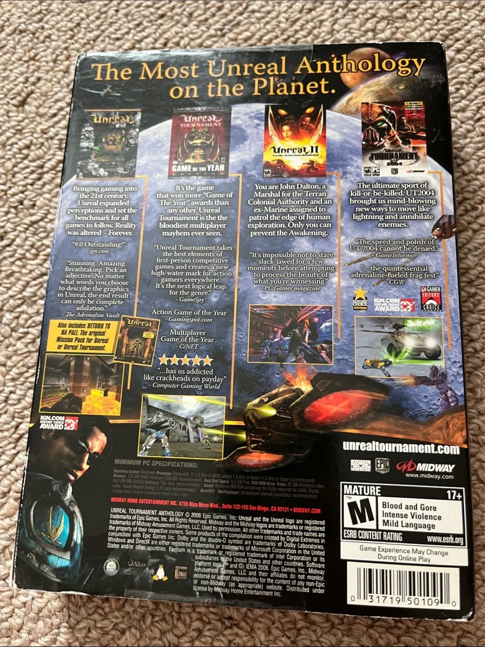 Unreal Anthology PC Game - Black Edition by Midway